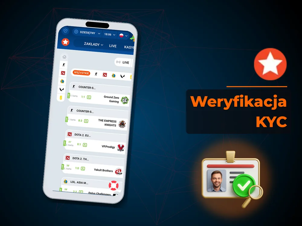 Mostbet - Weryfikacja KYC