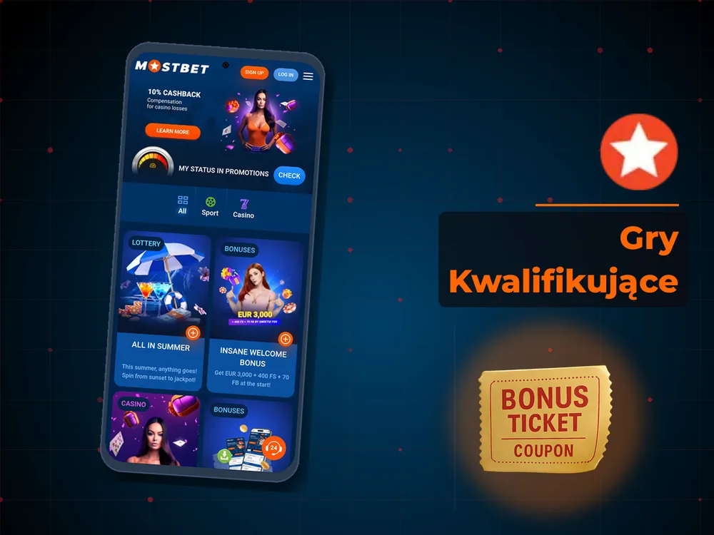 Mostbet - Gry Kwalifikujące