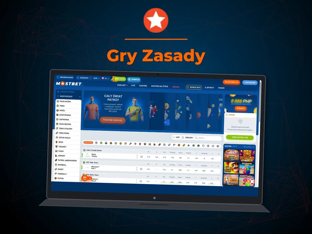 Mostbet - Gry Zasady