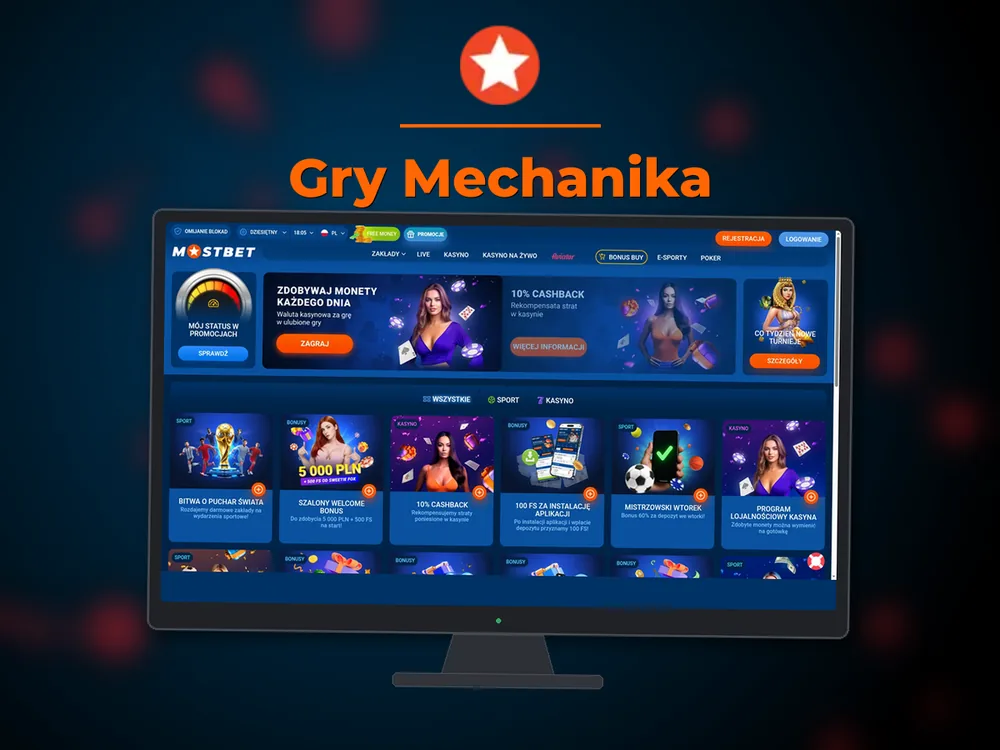 Mostbet - Gry Mechanika