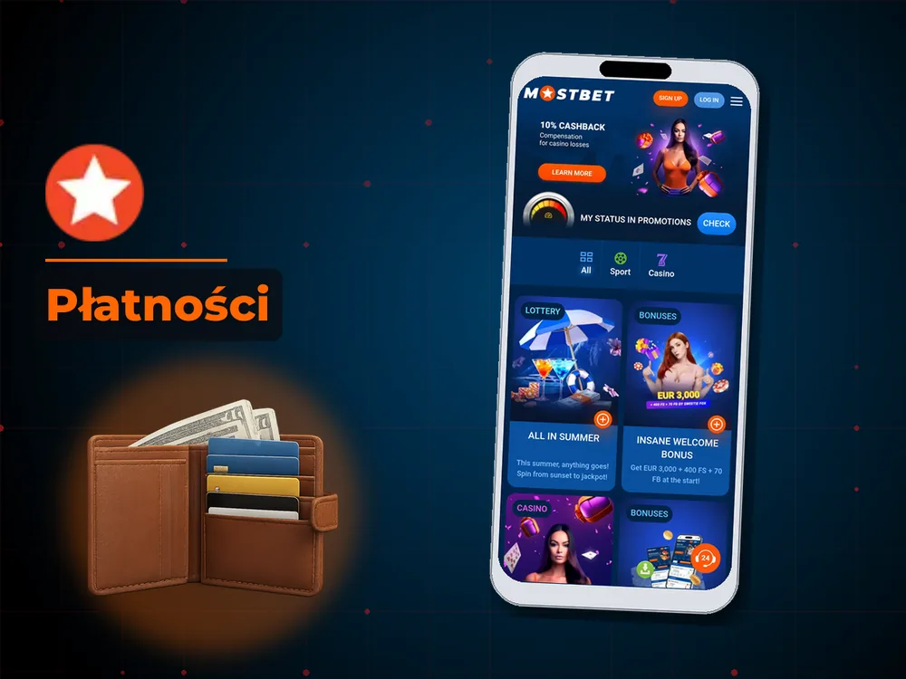 Mostbet - Płatności