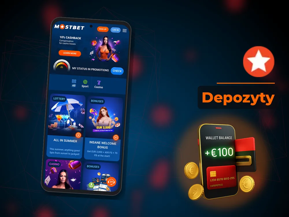 Mostbet - Depozyty