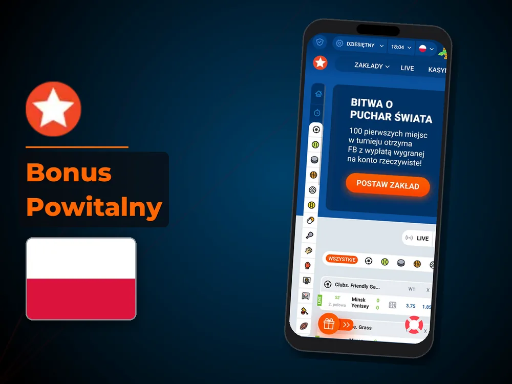 Mostbet - Bonus Powitalny
