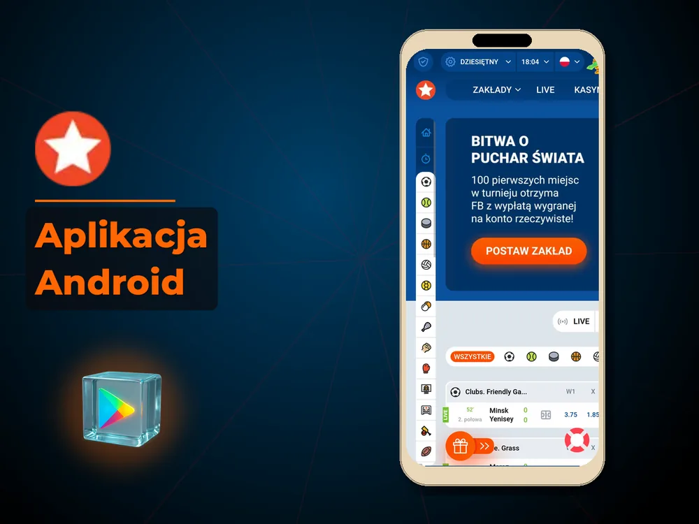 Mostbet - Aplikacja Android