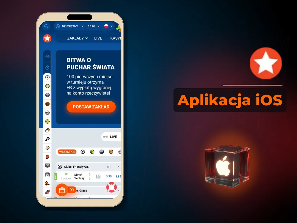 Mostbet - Aplikacja iOS