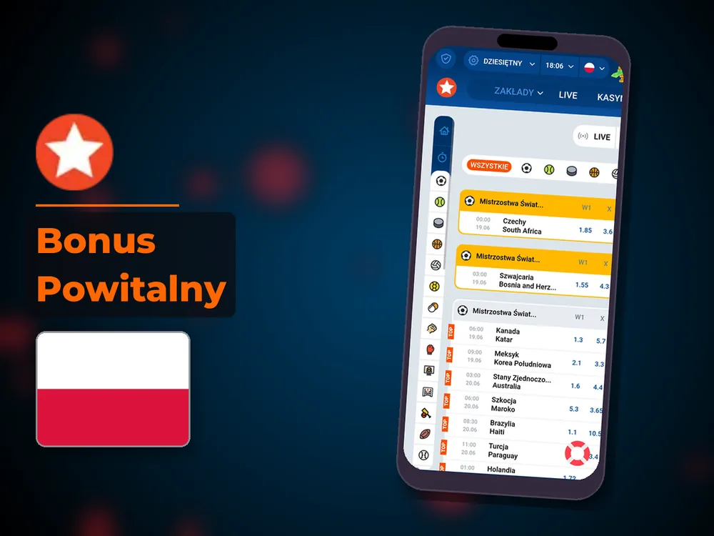 Mostbet - Bonus Powitalny