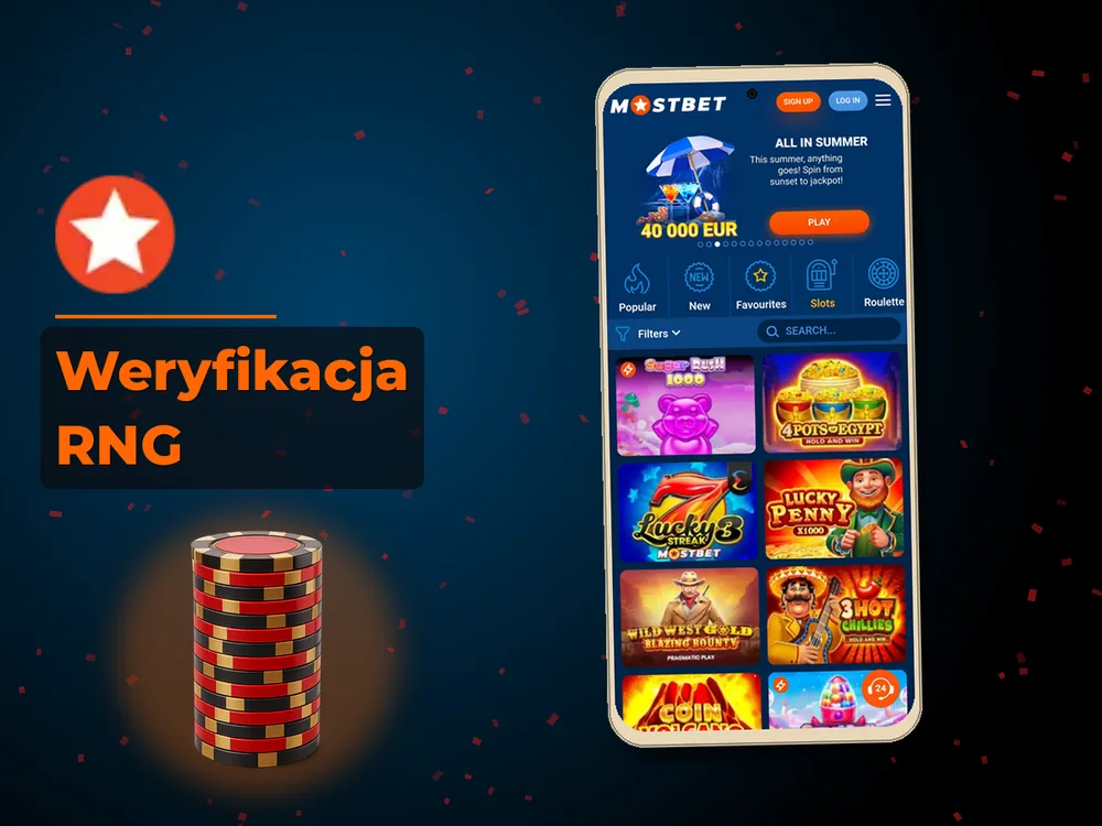 Mostbet - Weryfikacja RNG