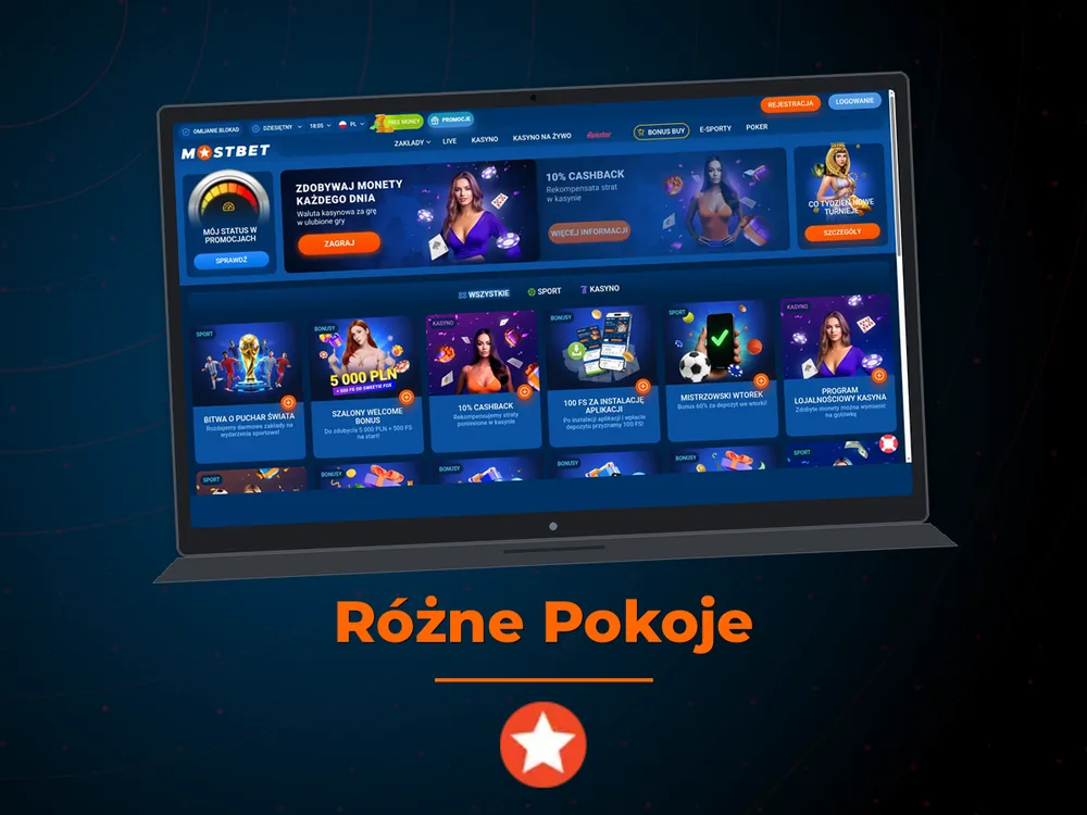 Mostbet - Różne Pokoje