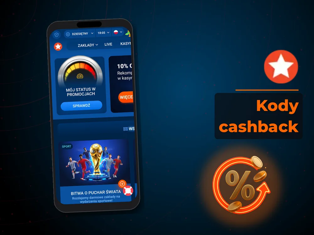 Mostbet - Kody cashback