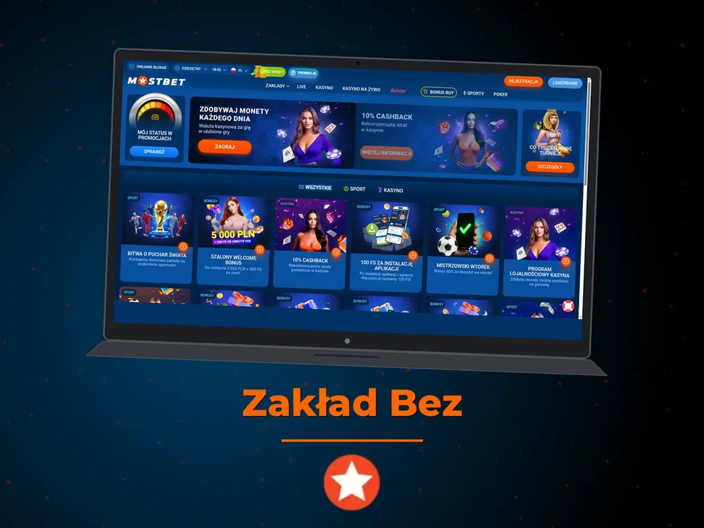 Mostbet - Zakład Bez