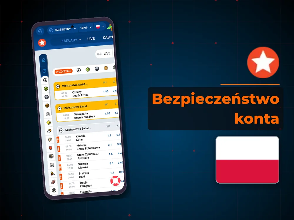 Mostbet - Bezpieczeństwo konta