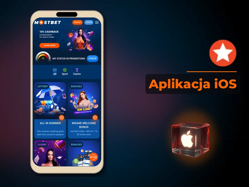 Mostbet - Aplikacja iOS