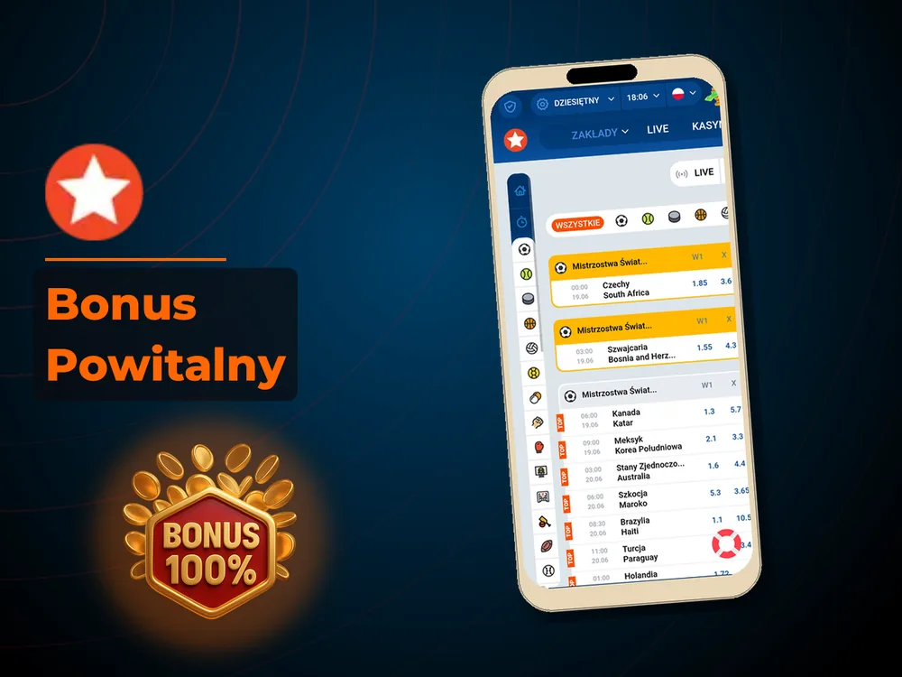 Mostbet - Bonus Powitalny