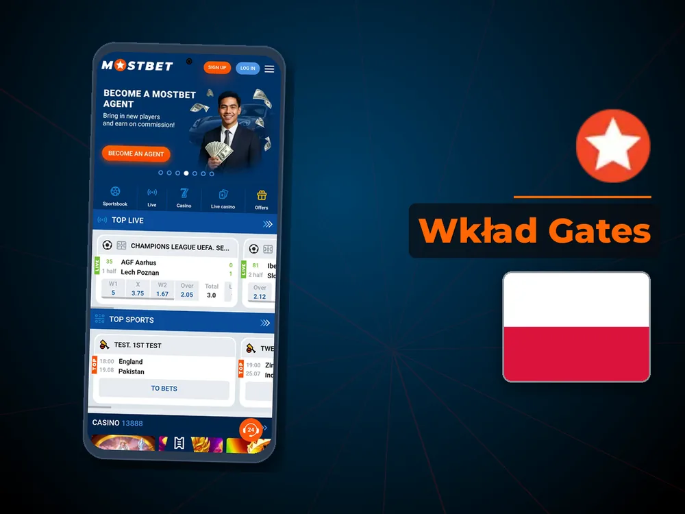 Mostbet - Wkład Gates