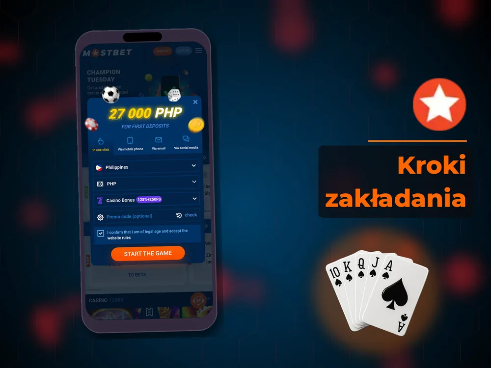 Mostbet - Kroki zakładania