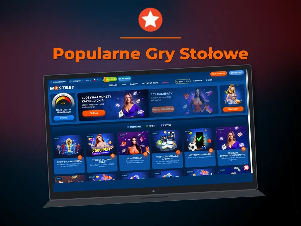 Mostbet - Popularne Gry Stołowe