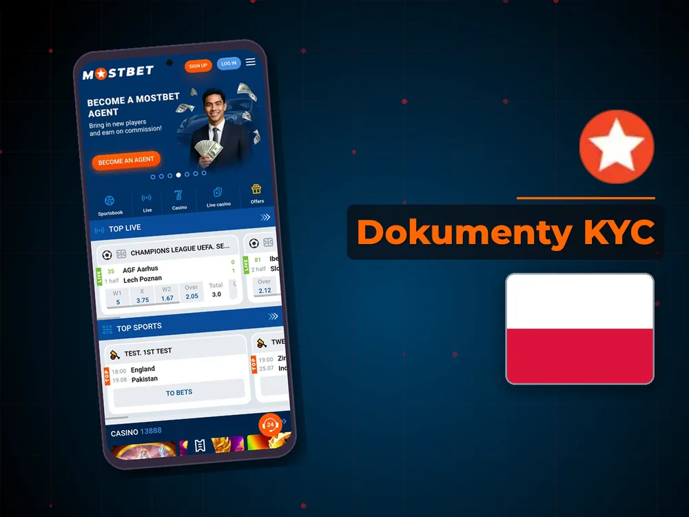 Mostbet - Dokumenty KYC