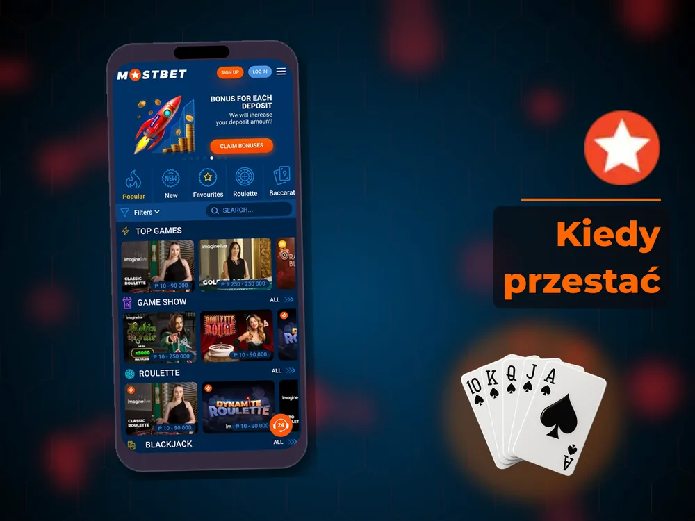 Mostbet - Kiedy przestać