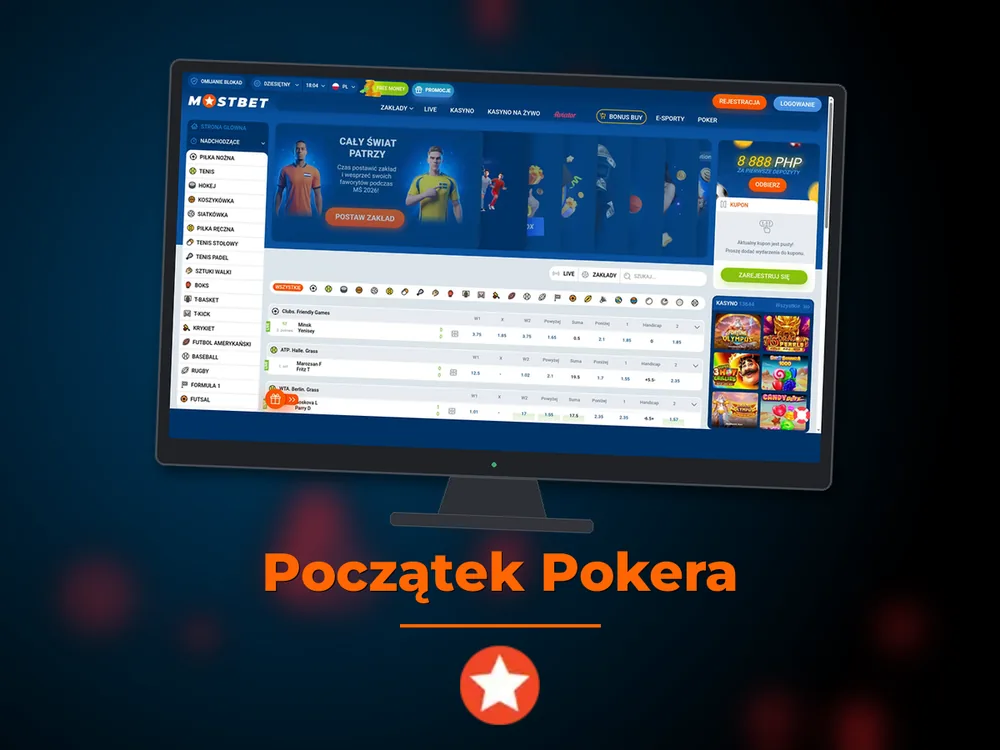 Mostbet - Początek Pokera