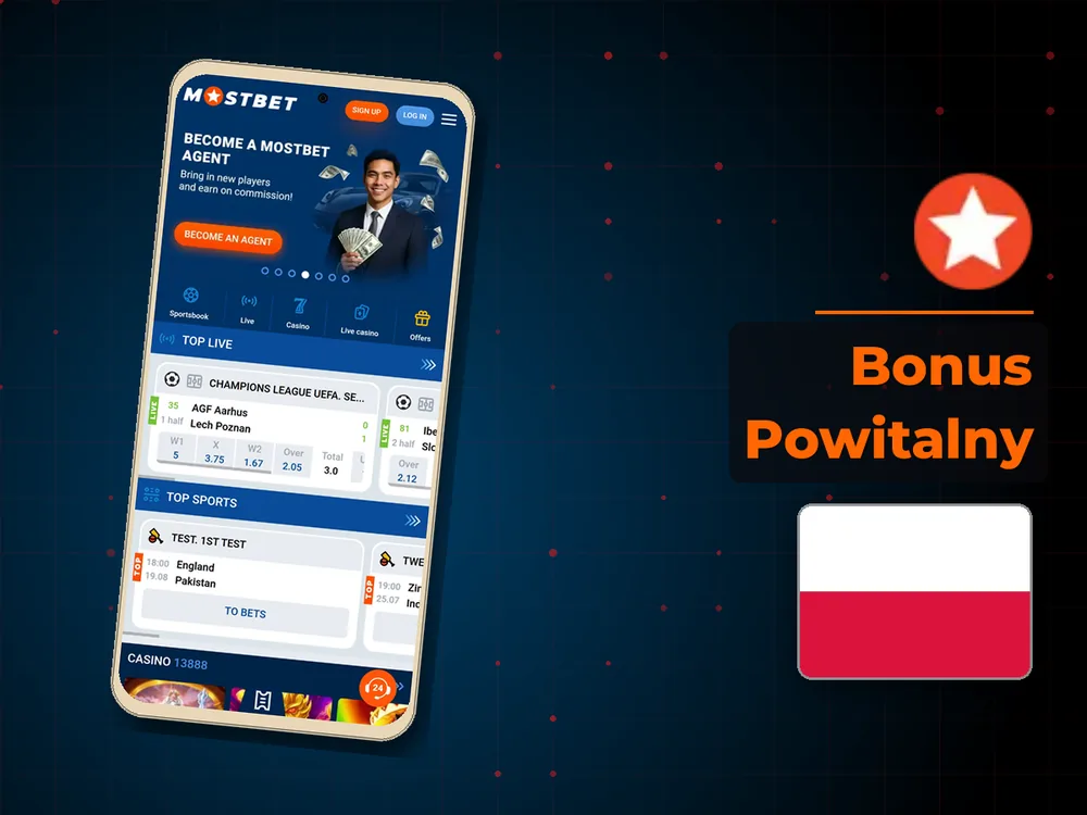 Mostbet - Bonus Powitalny