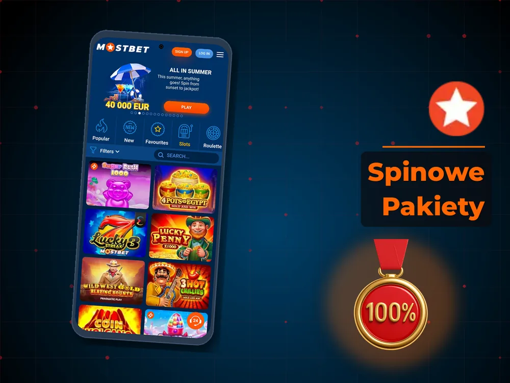 Mostbet - Spinowe Pakiety