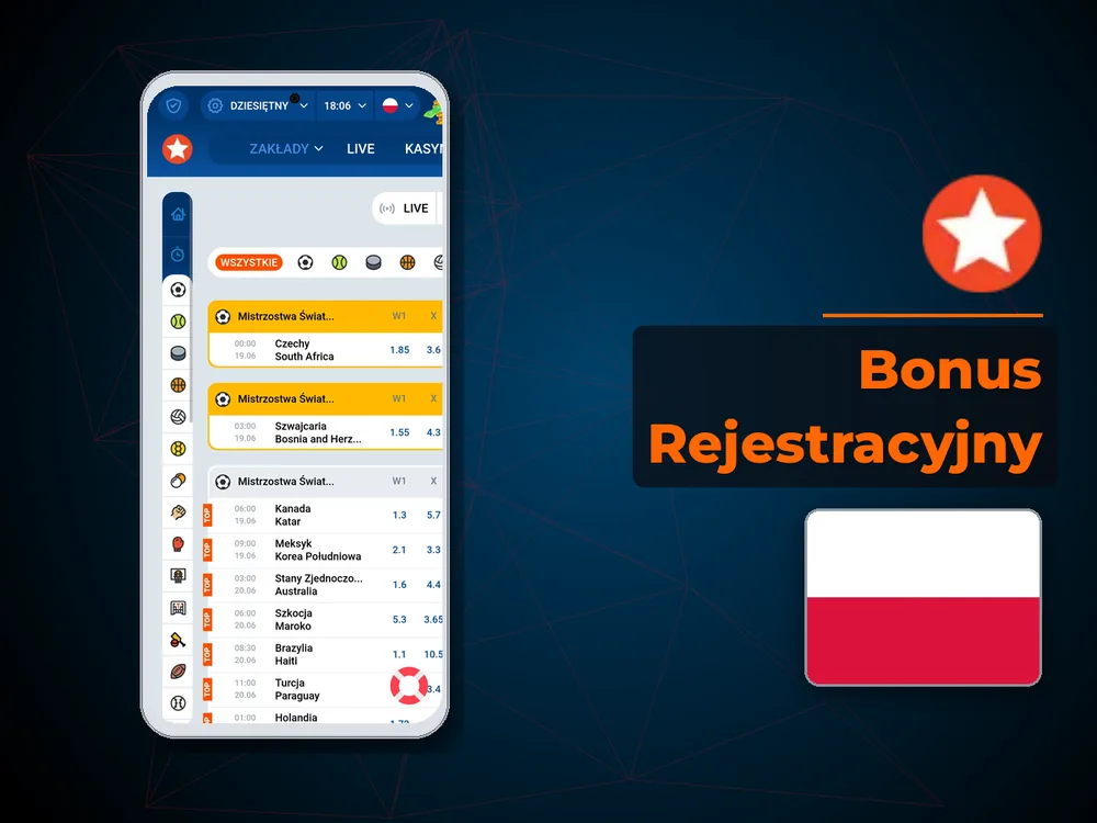Mostbet - Bonus Rejestracyjny
