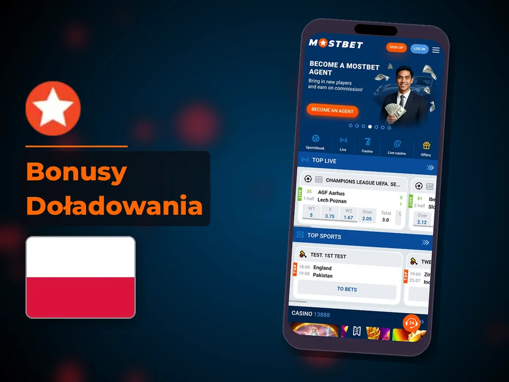 Mostbet - Bonusy Doładowania