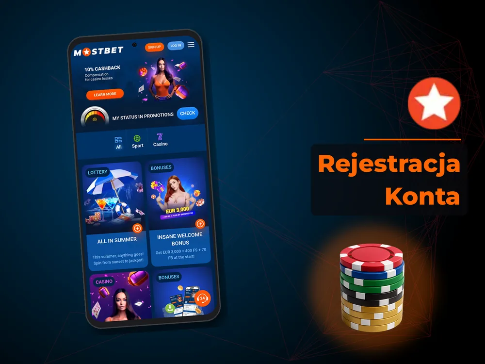 Mostbet - Rejestracja Konta