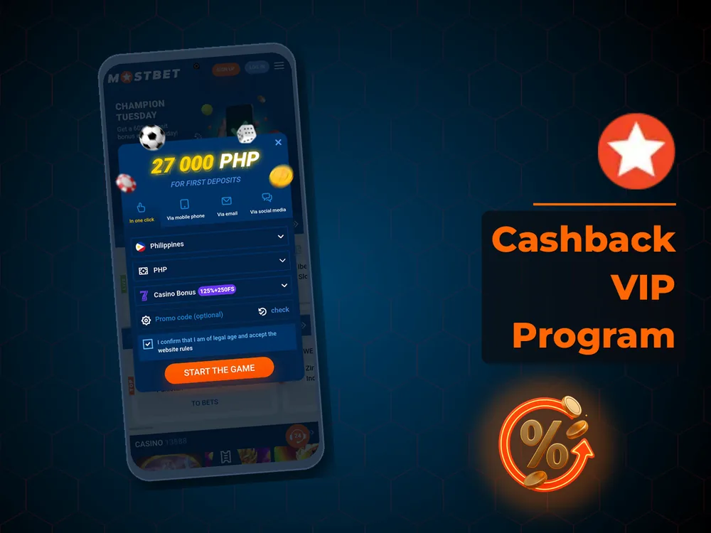 Mostbet - Cashback VIP Program